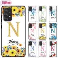 EiiMoo Custom Name Case For OnePlus One Plus Nord N10 Ace CE 2 T 2T Pro Lite N200 N100 5G DIY Text Flower Picture Silicone Cover