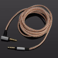 4FT/6FT 8-core braid OCC Audio Cable For Onkyo H900M H500BT BTB H500M MB Master &amp; Dynamic MG20 AG-WHP01K AKG K845BT Headphones