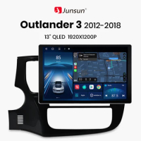 Junsun X7 MAX 13.1“ 2K AI Voice Wireless CarPlay Android Auto Car Radio for Mitsubishi Outlander 3 2012-2019 autoradio