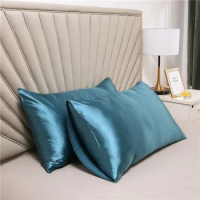 Pure mulberry silk pillow core pillowcase 100% mulberry silk filling pillowcase silk simple pillowcase