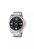 Casio Men Analog Watch MTP-1314D-1AV Silver Stainless Steel Strap