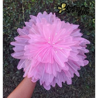 Bunga Giant Flower Bunga Hiasan Kain Organdi Model Bunga Unik Dekorasi Pelaminan diameter 45cm Diame