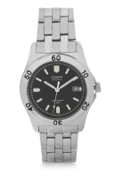 Casio Casio Jam Tangan Pria - Silver Black - Stainless Steel - MTP-1213A-1AVDF