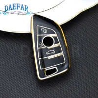 3 4 Buttons Car Key Case Cover Key Bag For Bmw F20 G20 G30 X1 X3 X4 X5 G05 X6 Accessories Car-Styling Holder Shell Protection