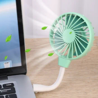 Portable Small Fans USB Power Supply Silent Office Table Desk Cooler Fan Summer Outdoor Hiking Student Dormitory Usb Cooling Fan