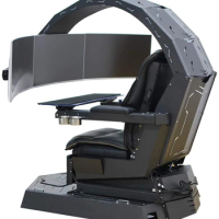 Luxury Executive Popular High Quality RGB LED Light Speakers Massage Ergonomic Removable Reclining Office Gaming Chair