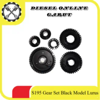 S195 S1115 Gigi Set Dongfeng Hitam Gear Set Black Mesin Diesel Model Lurus 12hp 24hp JF