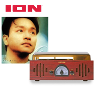 【精選唱片珍藏組】ION Audio Trio LP neo 3合1復古箱式黑膠唱機/ AM/FM收音機 + 張國榮  The Best of Leslie Cheung〔黑膠〕