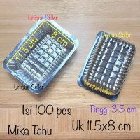 [Isi100] Mika Tahu K1 Plastik / Mika Snack Kentang Jajan Gorengan Bakso Pentol Siomay Cilok