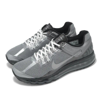 【NIKE 耐吉】休閒鞋 Air Max 2013 男鞋 銀 鐵灰 黑 復古 緩震 運動鞋(HQ3481-099)