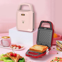 三明治機 早餐機輕食機網紅吐司壓烤機家用多功能華夫餅機T 2色 萬事屋 雙十一購物節