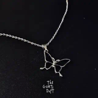 The Goats Dept - The Glory Pendant Butterfly Necklace / film merch original asli model pria wanita u