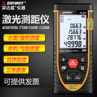 SNDWAY Laser Distance Meter, Infrared Distance Meter, High-Precision Measuring Instrument, Laser Rul