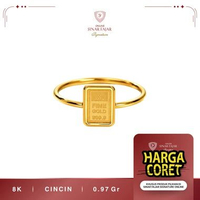 Cincin Emas Fashion Model LM Fine Gold 8K/375 Terbaru Termurah Asli Ccn