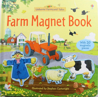 英國 Usborne Magnet Books 磁鐵書 Farm 農場故事｜夏日微風↘限時下殺