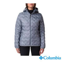 Columbia 哥倫比亞 女款 - Omni-Heat 鋁點保暖650羽絨連帽外套-灰藍 UWR02600GL /FW22