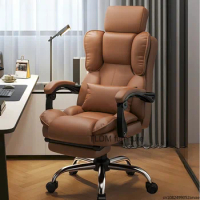 Comfortable Office Boss Chair, Reclining Gaming Computer Chair for Bedroom and Living Room, Study Sofa Chair, Home Furniture