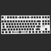 FL MK870 CMK87 Mechanical Keyboard Positioning Plate White Black PC POM Fr4 Brass Plate Customized DIY Accessories