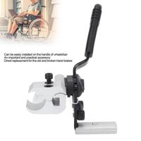 Wheelchair Hand Brake Electric Mechanical Anti-slip Brake Wheelchair Accessories High Sensitivity Wheelchair Brakes Replacement
