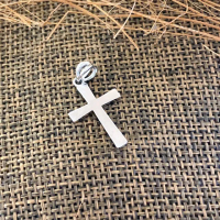 【Eli Jewelry】日本進口正Pt950鉑金 耶穌十字架鉑金墜子墜頭(附金飾保證卡 重0.5錢)