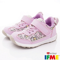 ★IFME日本健康機能童鞋-花漾休閒運動機能款IF30-970803紫(中小童段)