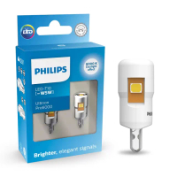 【Philips 飛利浦】T10 Ultinon Pro6000系列(4000K 6000K 車用LED燈泡)
