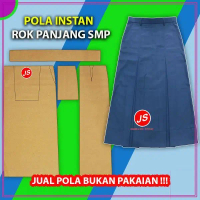 Pola Instan Rok Panjang SMP