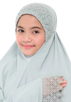 SITI KHADIJAH Siti Khadijah Telekung Modish Asanoha Youth In Pale Green