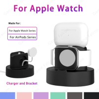 For Apple Watch Charger AirPod Charging Stand Holder Dock For with Apple Watch Series 9 8 7 SE and AirPods Pro Charging Stand