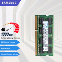 SAMSUNG 4GB PC3-10600S DDR3 1333Mhz 4GB 1.5V Laptop Memory Notebook Module SODIMM RAM