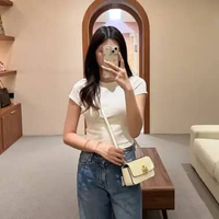 Tas TORY BURCH ELEANOR EAST WEST IVORY WHITE SHOULDER BAG 100% ORIGINAL 20X3X8CM