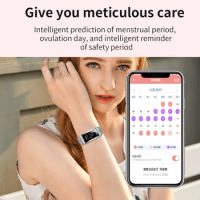 2020 New Female girl Smart Band watch Heart Rate Monitor Physiological Cycle Bracelet Blood Pressure Waterproof IP68 Smartwatch