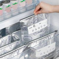 Beg simpanan aluminium foil boleh guna semula, 10 keping, antibakteria, gred makanan, selamat untuk 