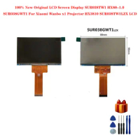 100% New Original LCD Screen Display SUR038GWT1 HX80-1.0 SUR038GWT1 For Xiaomi Wanbo x1 Projector HX3810 SUR038TW1LZX LCD