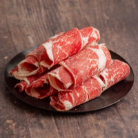 【小嚼士】Choice霜降肩胛牛肉片 500g 買10送6/共16包(火鍋肉片 烤肉片 牛小排 美國牛 雪花牛 肩胛肉)