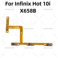 Leygo-ปุ่มปรับระดับเสียงสำหรับ Infinix Hot 10i X659B PR652B X658E PR652C X658B สวิตช์เปิดและปิด ปุ่ม