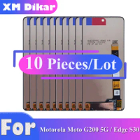 10 PCS 6.8" NEW For Motorola Moto Edge S30 G200 5G Touch Screen LCD Display Digitizer Assembly Repair Replacement Parts