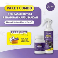 Dr.Bulu - Paket Combo Vitamin & Kutu - Membasmi Kutu dan Menambah Nafsu Makan Anabul By Dr. Bulu