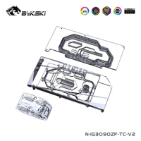 Bykski Front Back Full Kit Water Block Compatible Colorful iGame Geforce RTX3090 24G,RTX3080 10G Video Memory,N-IG3090ZF-TC-V2