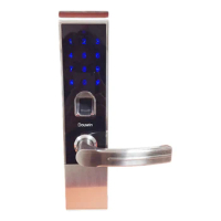 duty Heavy remote control electric door lock with fingerprint/code/key