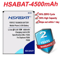 HSABAT 4500mAh Battery for Elephone P2000 Elephone P2000C
