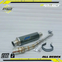 knalpot DOS karbon ngbas adem untuk motor all bebek jupiter z1/supra x 125/vega/revo/jupiter z/blade