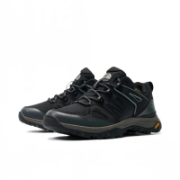 【The North Face】北臉 登山鞋 女鞋 運動鞋 防潑水 抓地 耐磨 W HEDGEHOG GORE-TEX 黑藍 NF0A8AABKT0