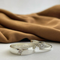 cincin nikah tunangan couple perak palladium platinum emas