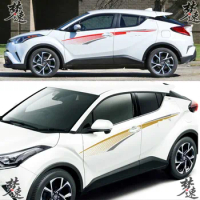 Car sticker FOR Toyota CHR body exterior modification fashionable and sporty Vinyl Film Decal accessories