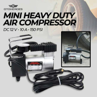 Kompresor Angin OTOHEROES Mini Heavy Duty Air Compressor DC 12V 150 PS