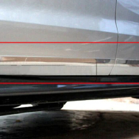 4PCS For Honda hrv car accessories ABS chrome side door body trim for Honda HRV / VEZEL 2014-2016 chrome molding body strips