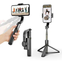 High Quality Gimbal Stabilizer for Phone Automatic Balance Selfie Stick Tripod with Bluetooth Remote for Smartphone Gopro Camera