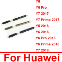 Power Volume Side Buttons For Huawei Y5 Y6 Pro Prime Y7 2018 Y7 Prime 2017 For Huawei Y6 Pro Side On Off Power Volume Keys Parts
