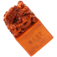 Stone Stamper Chinese Name Stamp Carved Stone Seal Material Ink Stamp Writing Supply